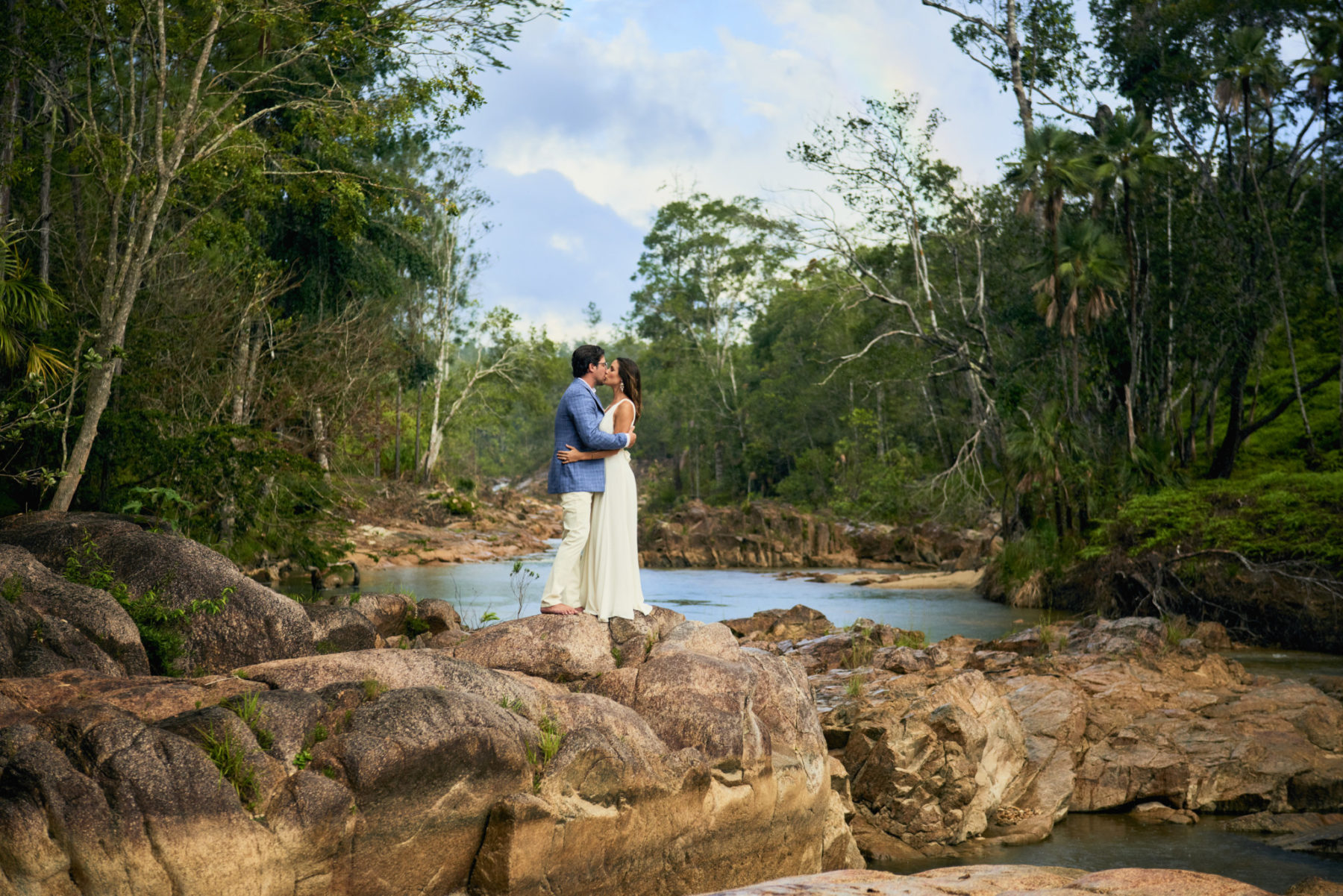 Bride and Groom at Mountain Pine Ridge, Belize