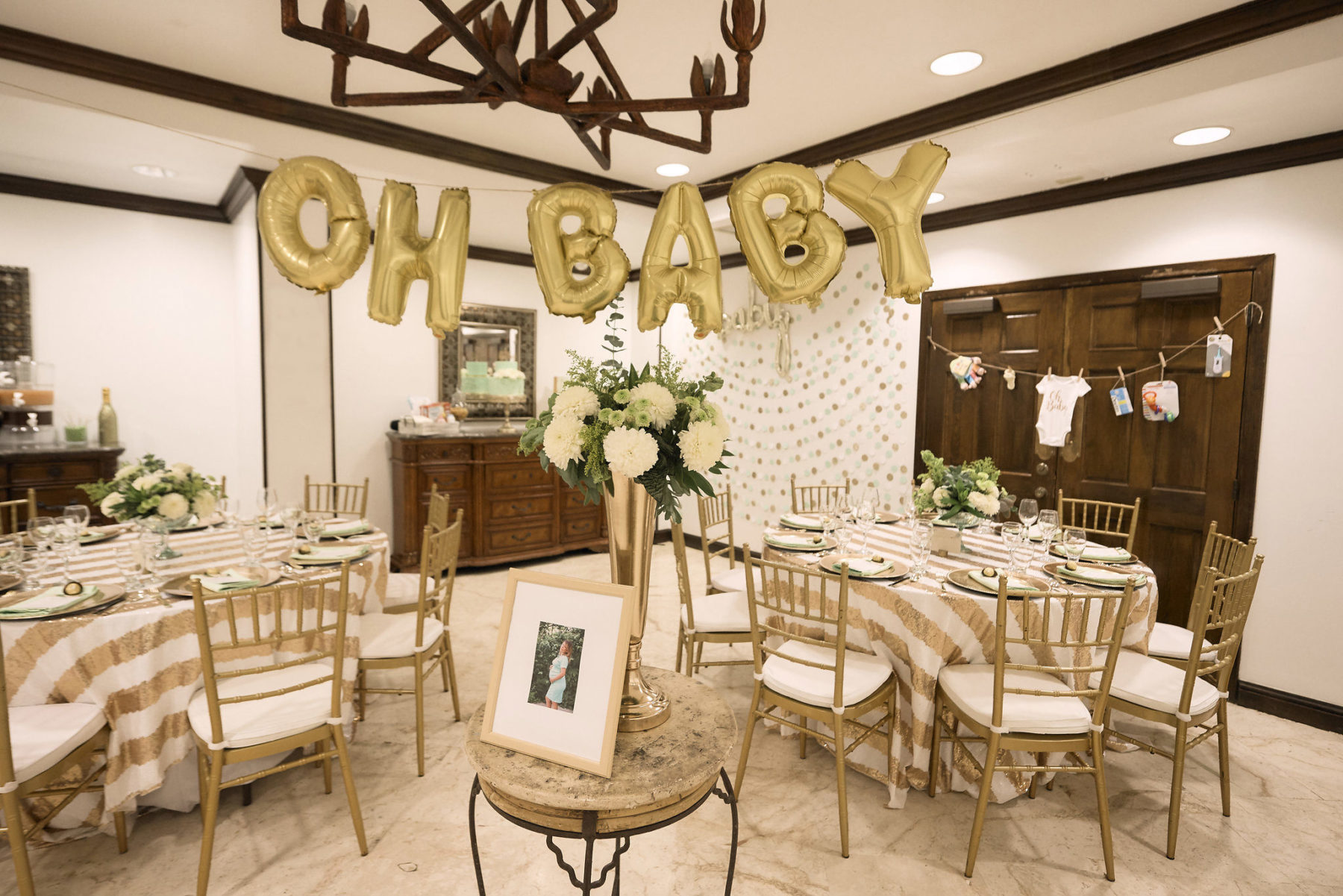 White and Gold Baby shower, Radisson Fort George Hotel and Marina, Belize City